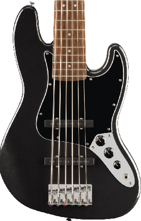 Squier by Fender Affinity Series Jazz Bass VI (Black Metallic) (6弦ベース)