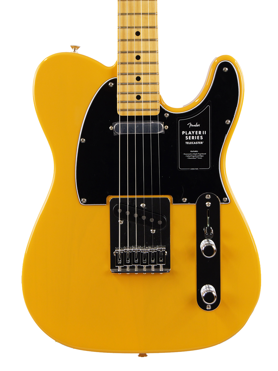 Fender Player II Telecaster（Butterscotch Blonde）(Chambered)