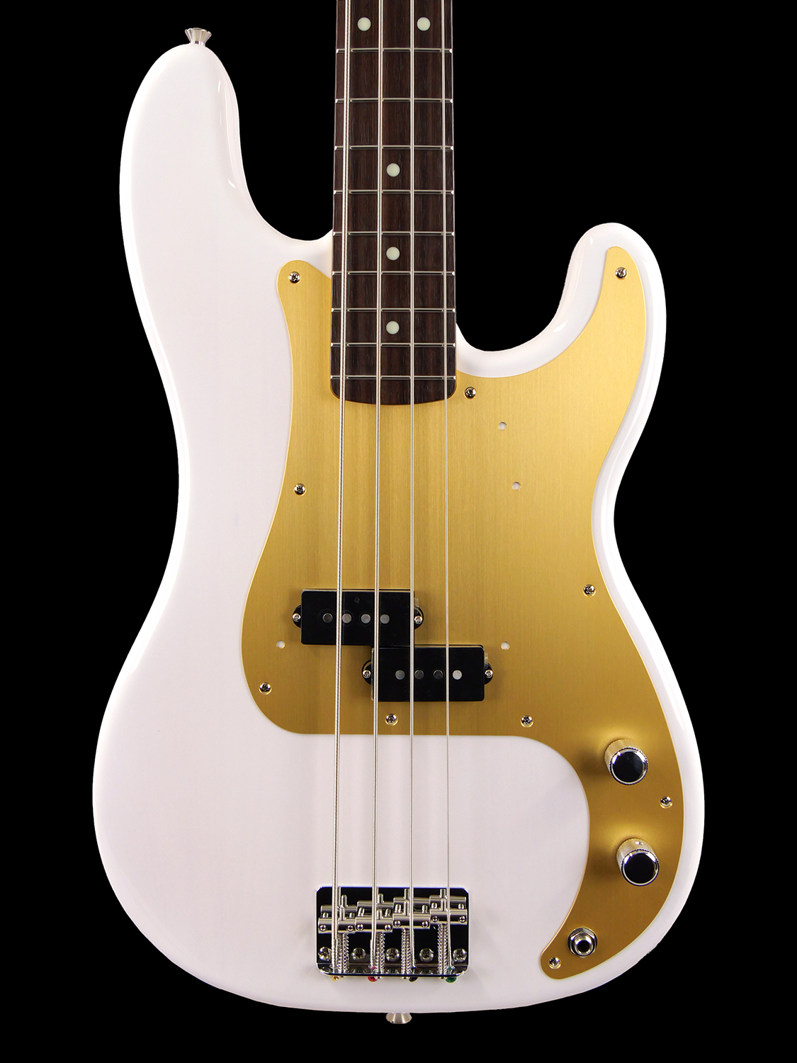 Fender Made in Japan Traditional 50s Precision Bass (White Blonde)