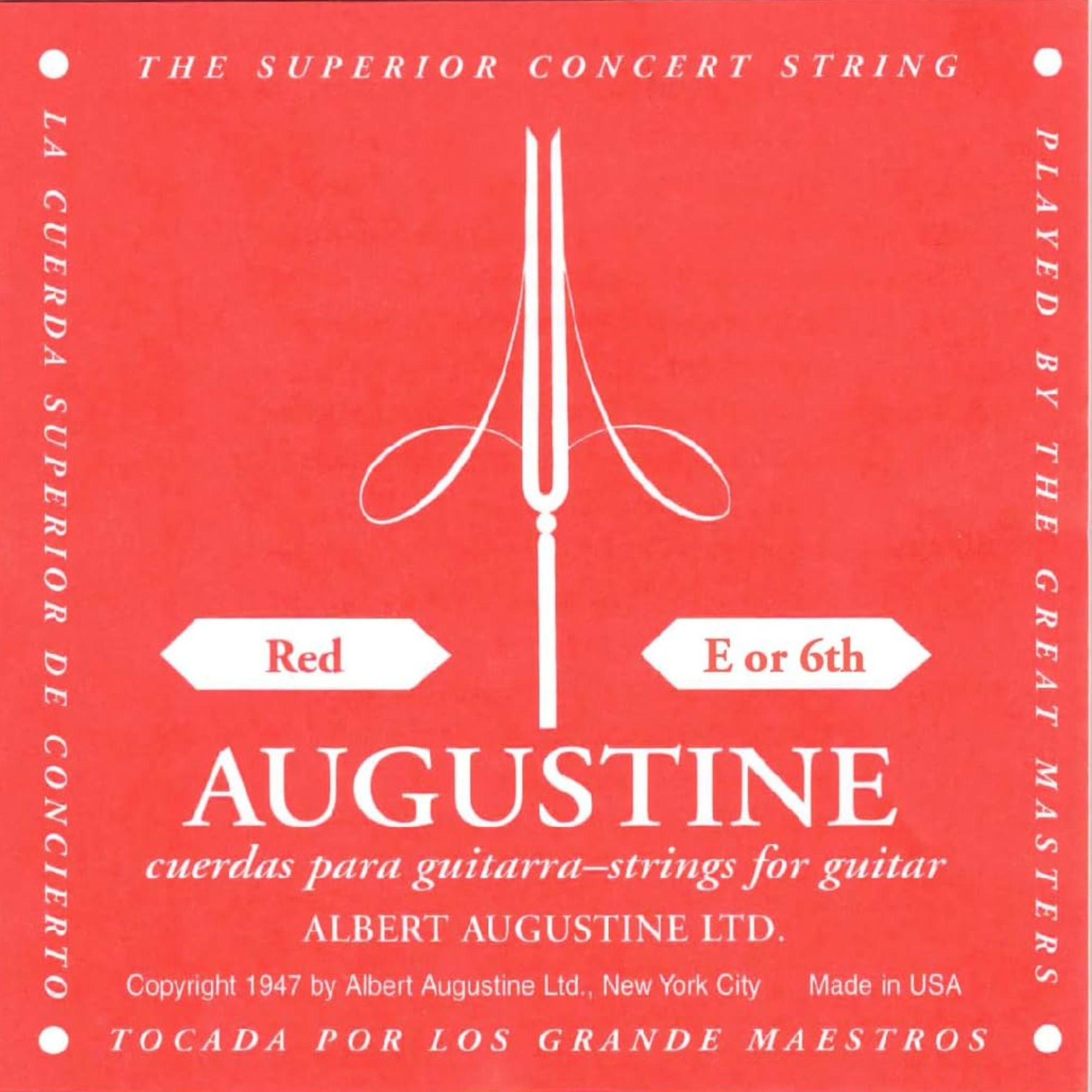AUGUSTINE RED 6th (バラ弦)