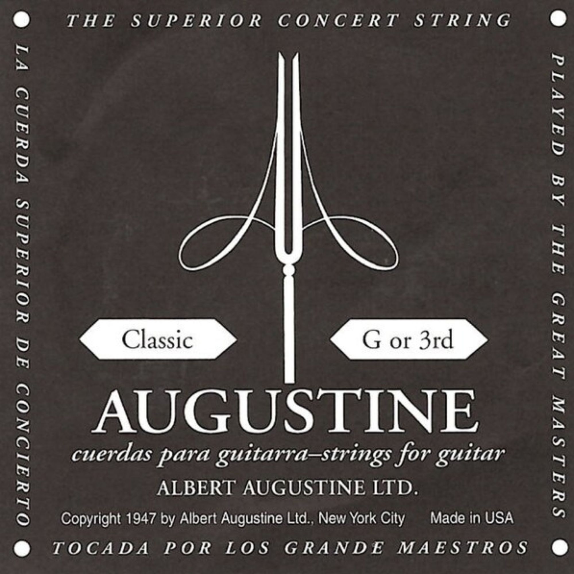 AUGUSTINE BLACK 3rd (バラ弦)