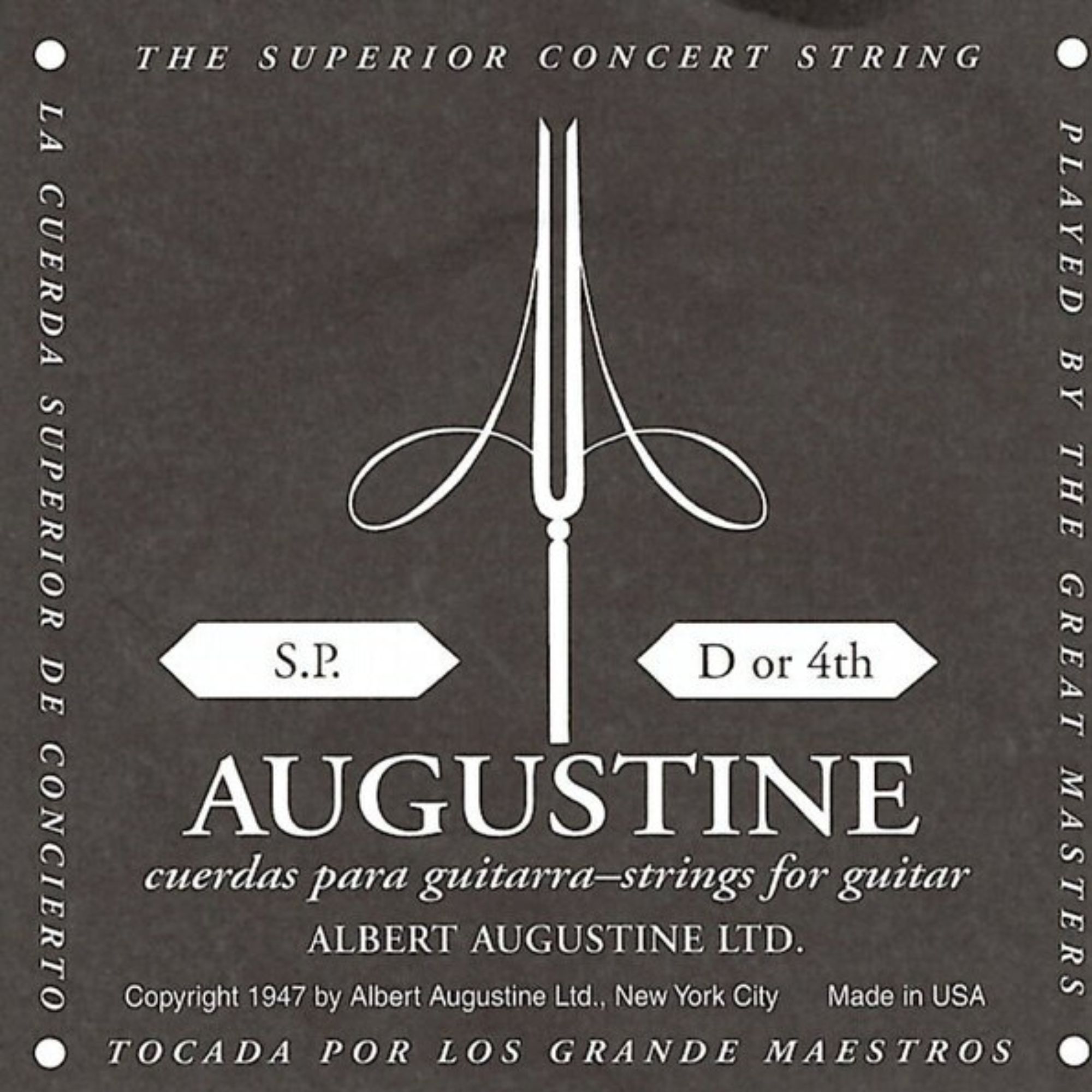 AUGUSTINE BLACK 4th (バラ弦)