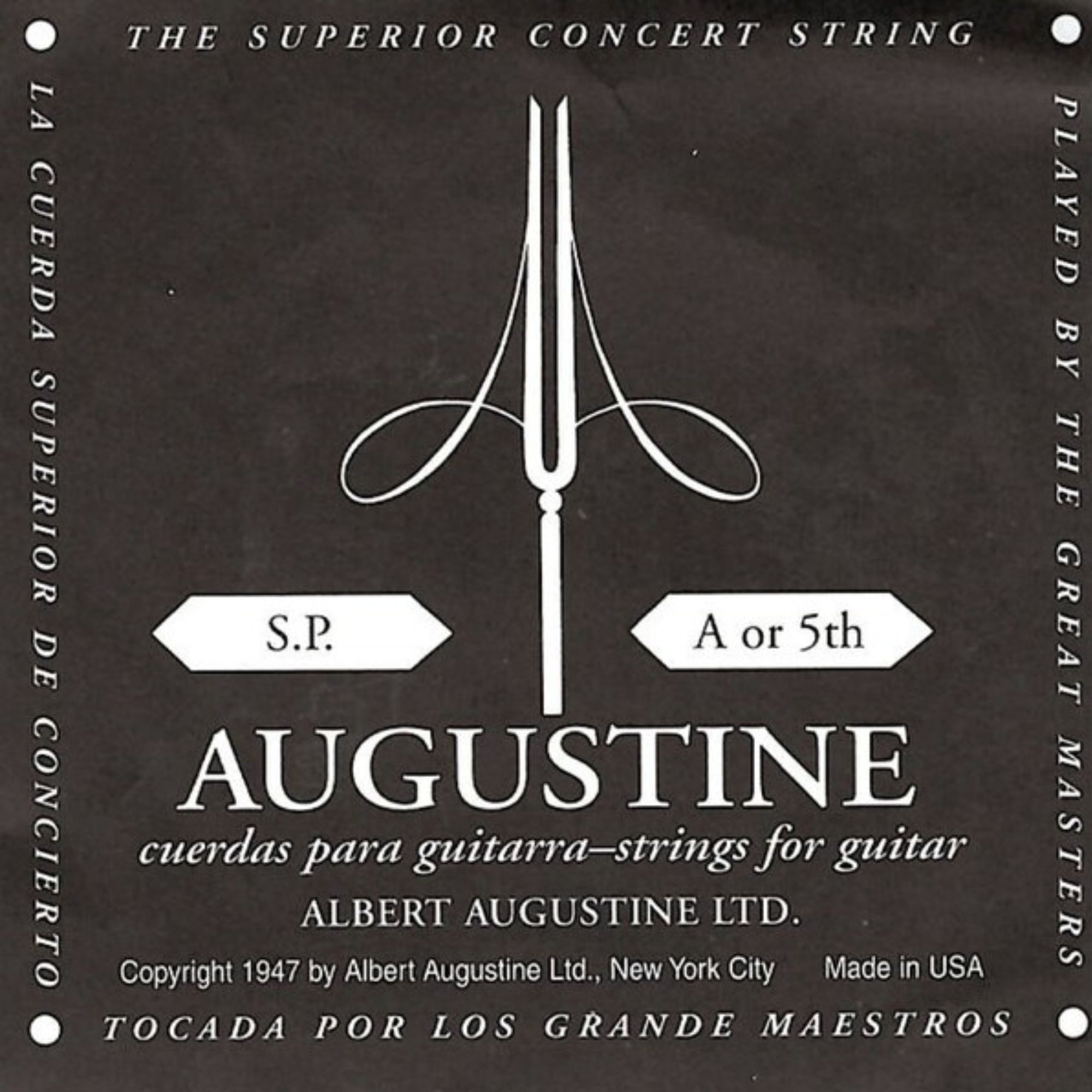 AUGUSTINE BLACK 5th (バラ弦)