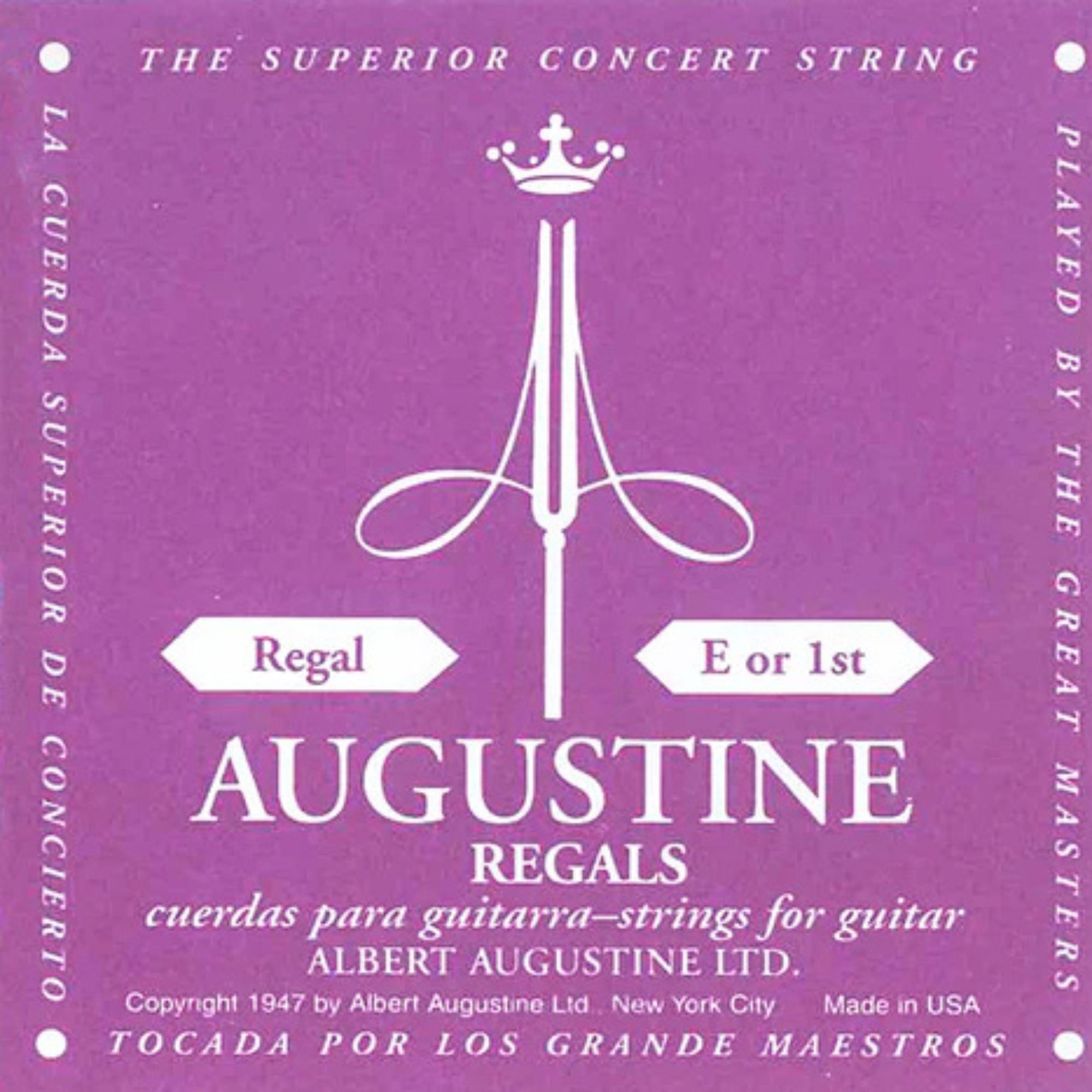 AUGUSTINE REGAL 1st (バラ弦)