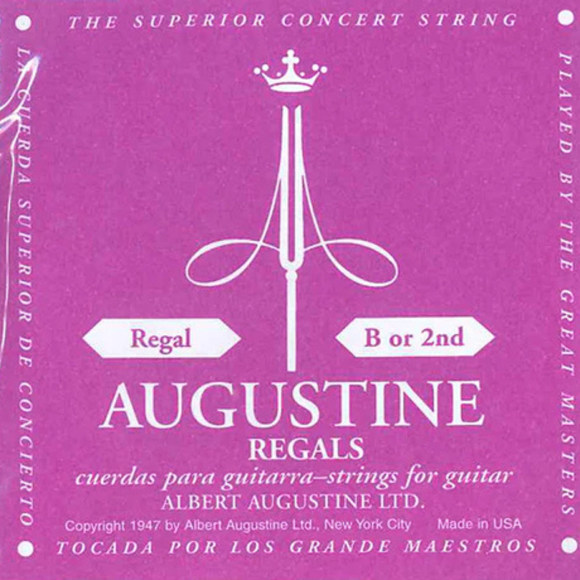 AUGUSTINE REGAL 2nd (バラ弦)