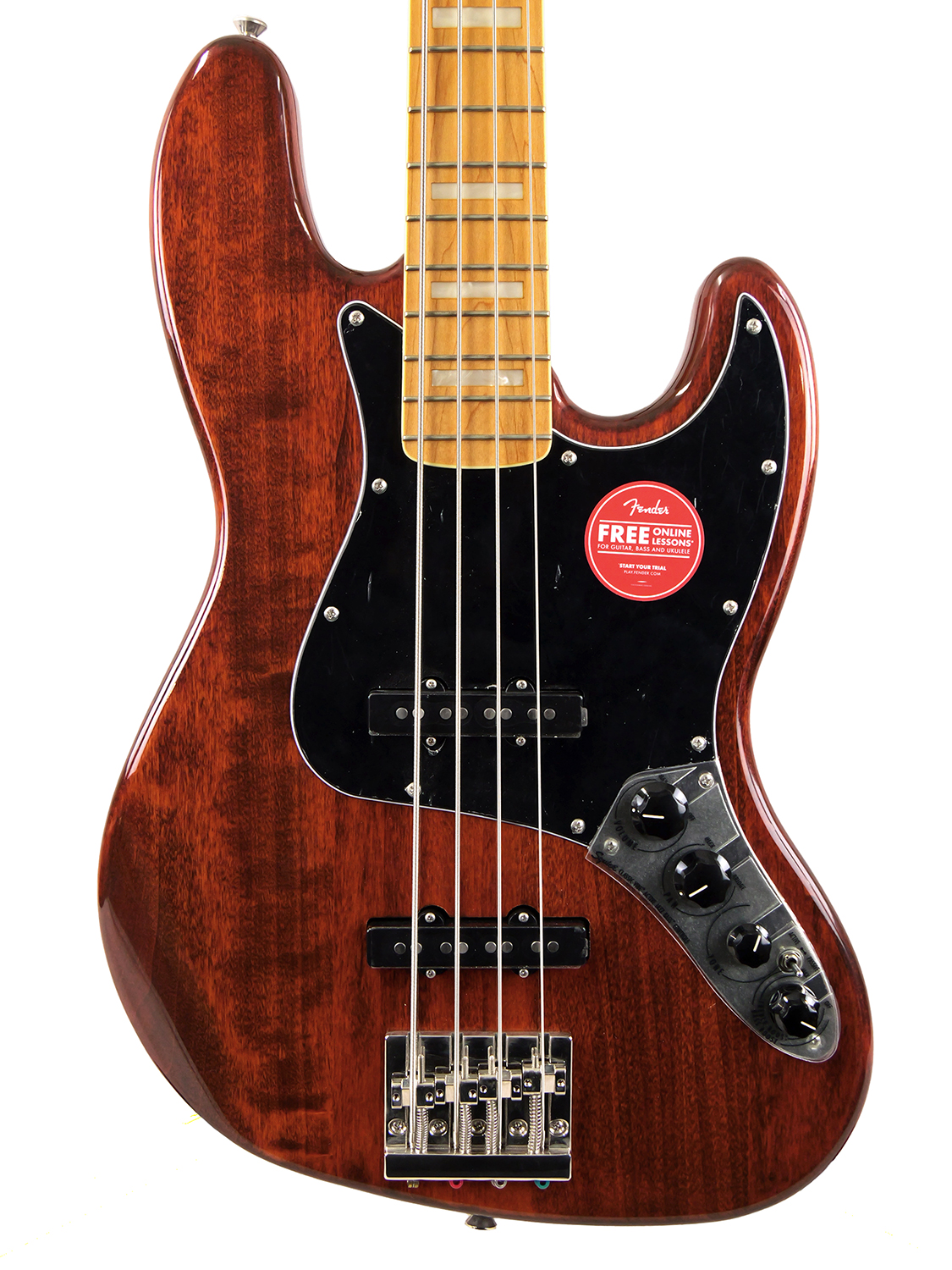 Squier by Fender Classic Vibe Active '70s Jazz Bass (Mocha)