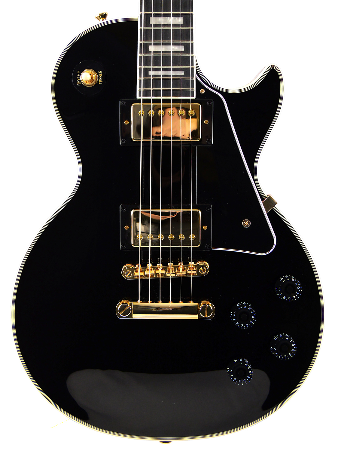 (SOLD)Epiphone Les Paul Custom  (Ebony)【USED】