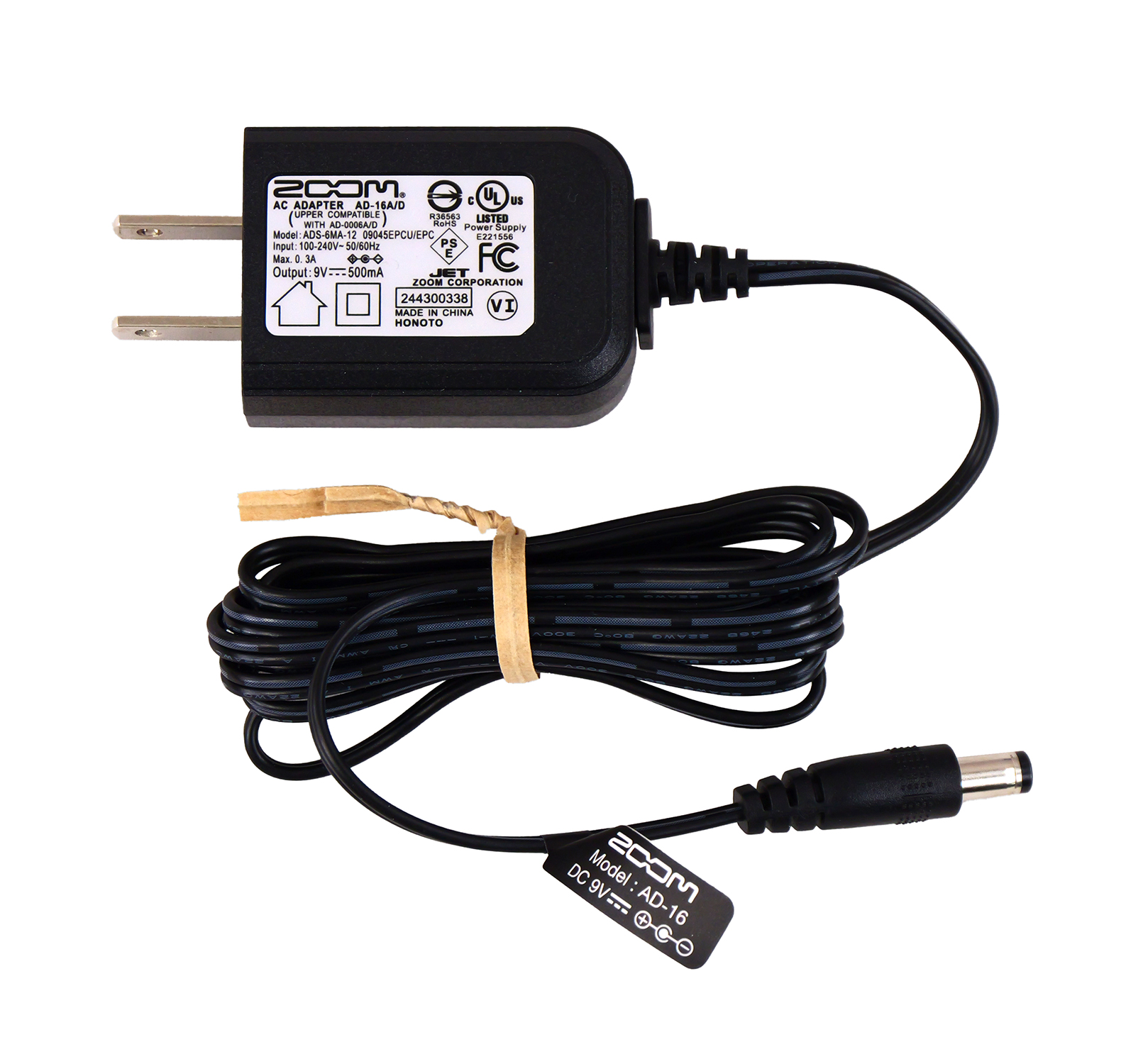 ZOOM AD-16 DC9V アダプター
