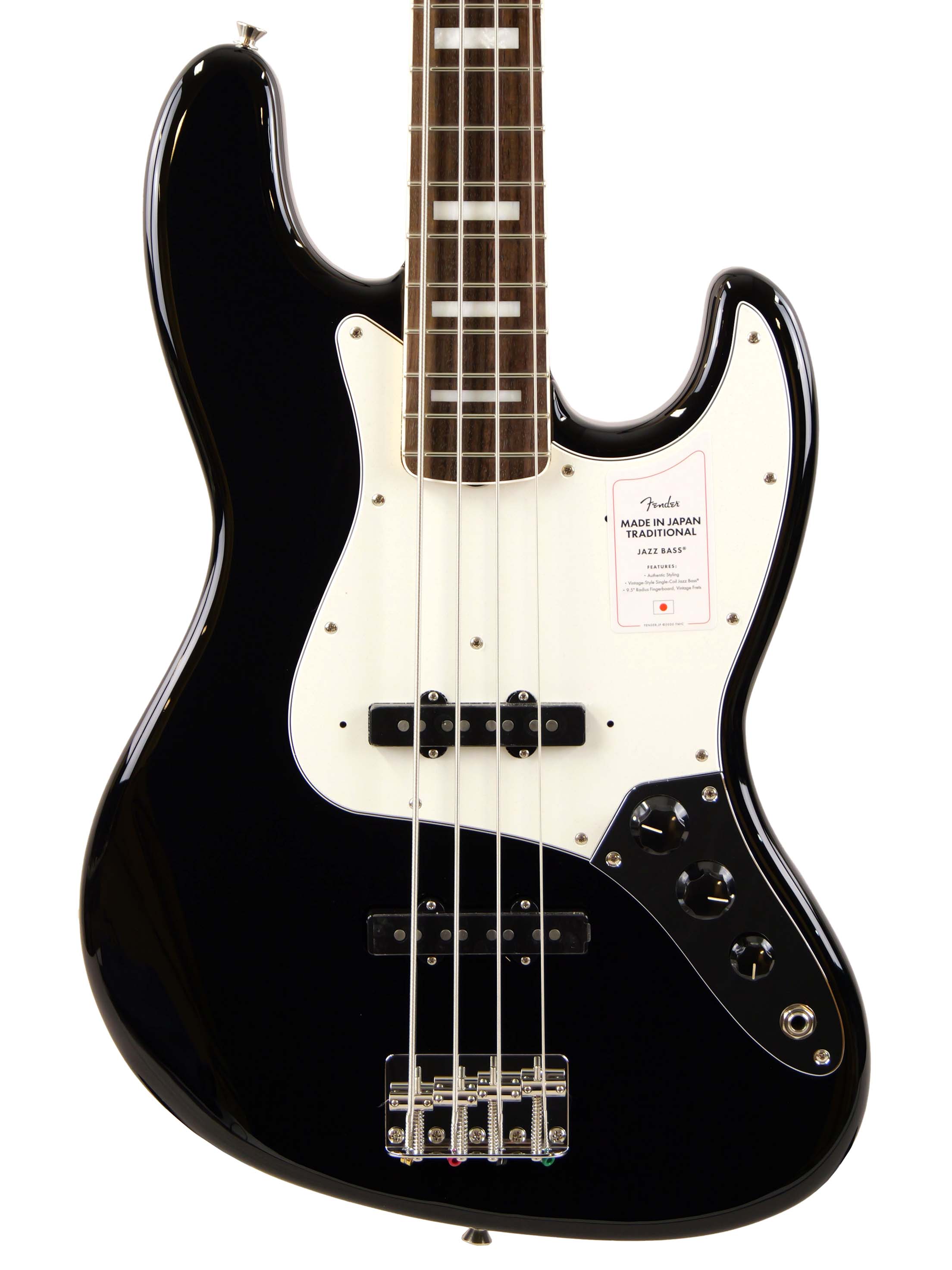 Fender Made in Japan Traditional Late '60s Jazz Bass (Black)