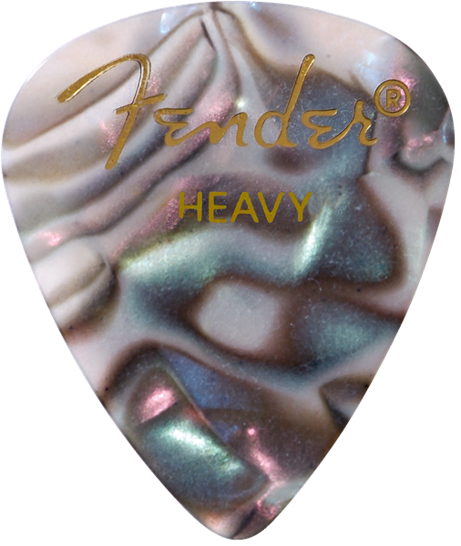 Fender ピック 351 Abalone Heavy (12PK)