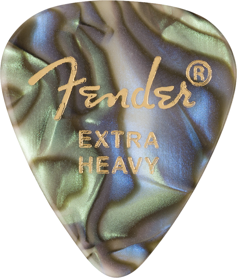 Fender ピック 351 Abalone Extra Heavy (12PK)