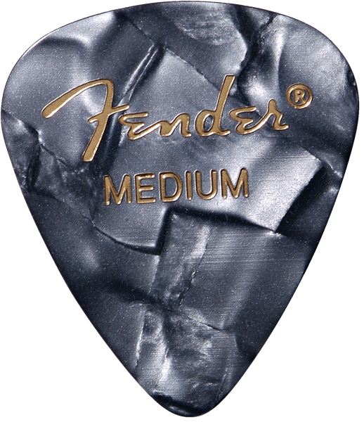 Fender ピック 351 Black MOTO Medium (12PK)