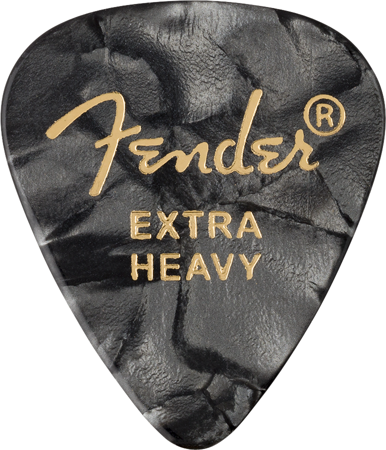 Fender ピック 351 Black MOTO Extra Heavy (12PK)