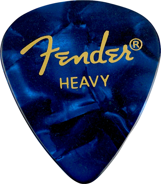 Fender ピック 351 Blue MOTO Heavy (12PK)