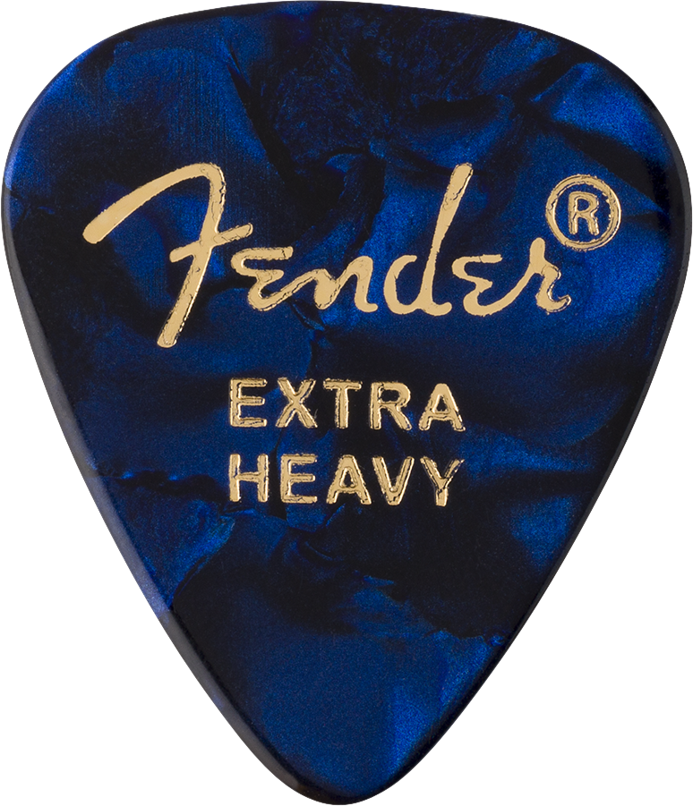 Fender ピック 351 Blue MOTO Extra Heavy (12PK)