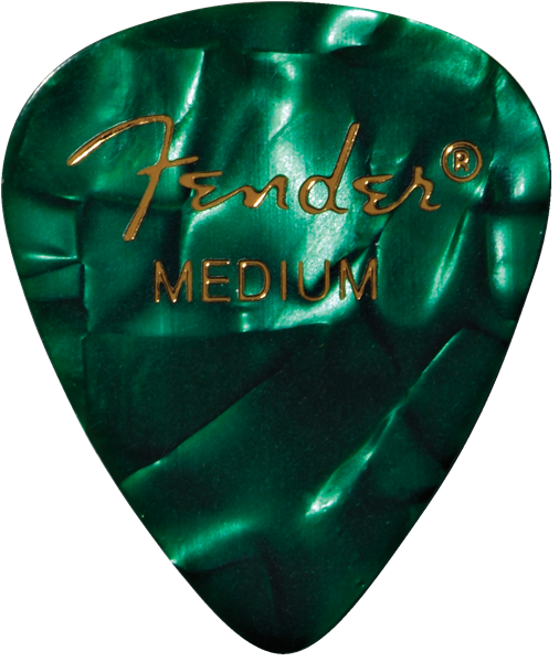 Fender ピック 351 Green MOTO Medium (12PK)