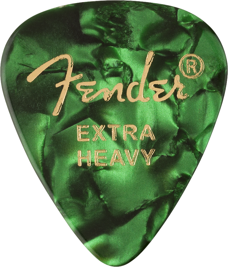 Fender ピック 351 Green MOTO Extra Heavy (12PK)