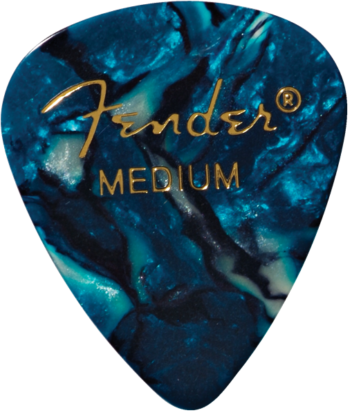 Fender ピック 351 Ocean Turquoise Medium (12PK)