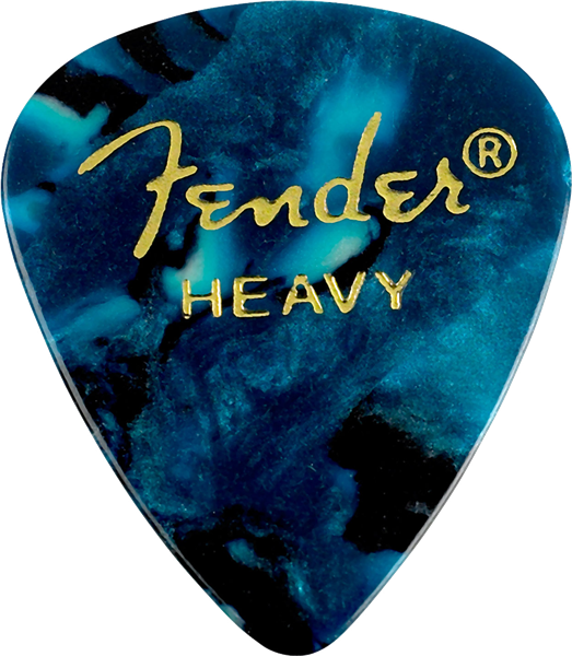 Fender ピック 351 Ocean Turquoise Heavy (12PK)