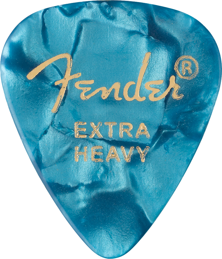 Fender ピック 351 Ocean Turquoise Extra Heavy (12PK)