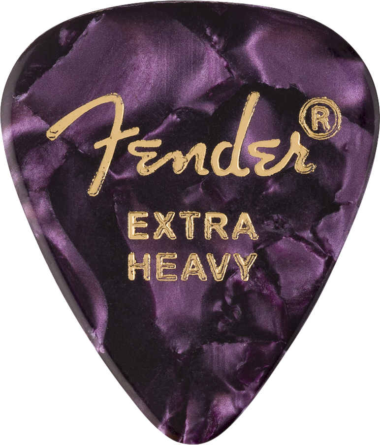 Fender ピック 351 Purple MOTO Extra Heavy (12PK)