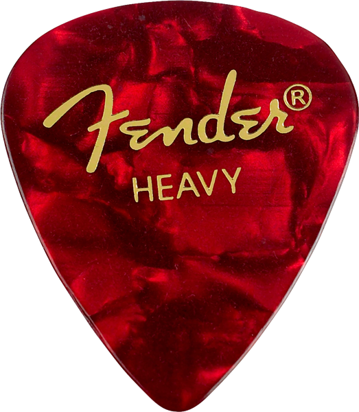 Fender ピック 351 Red MOTO Heavy (12PK)