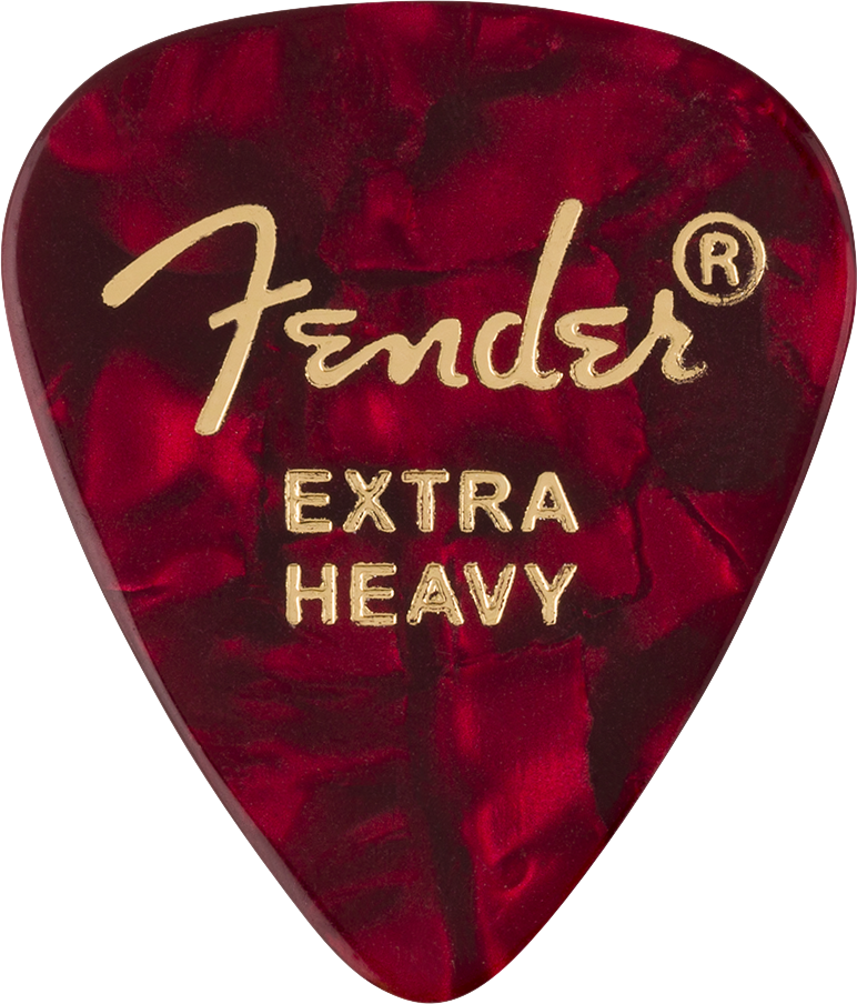 Fender ピック 351 Red MOTO Extra Heavy (12PK)