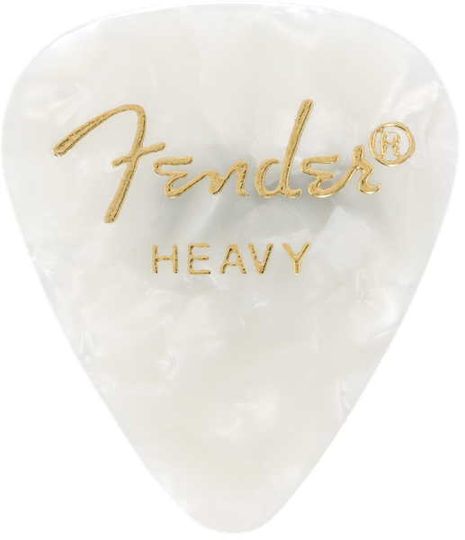 Fender ピック 351 White MOTO Heavy (12PK)