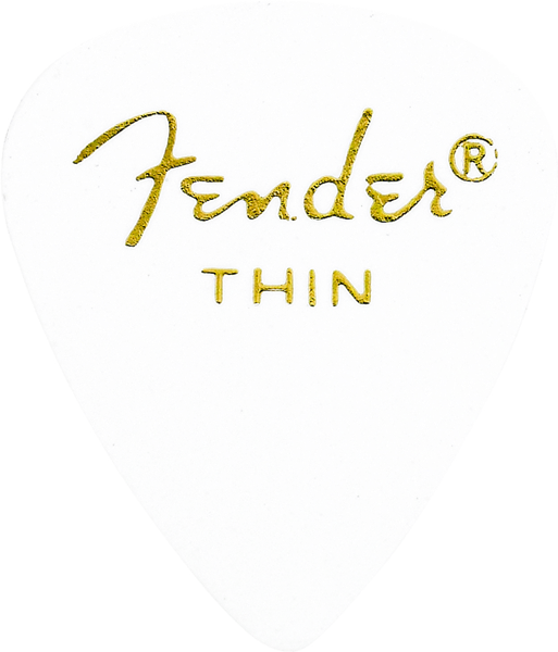 Fender ピック 351 White Thin (12PK)