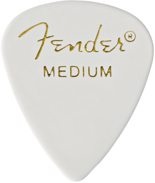 Fender ピック 351 White Medium (12PK)