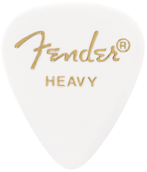 Fender ピック 351 White Heavy 12PK)