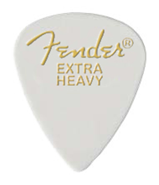 Fender ピック 351 White Extra-Heavy (12PK)