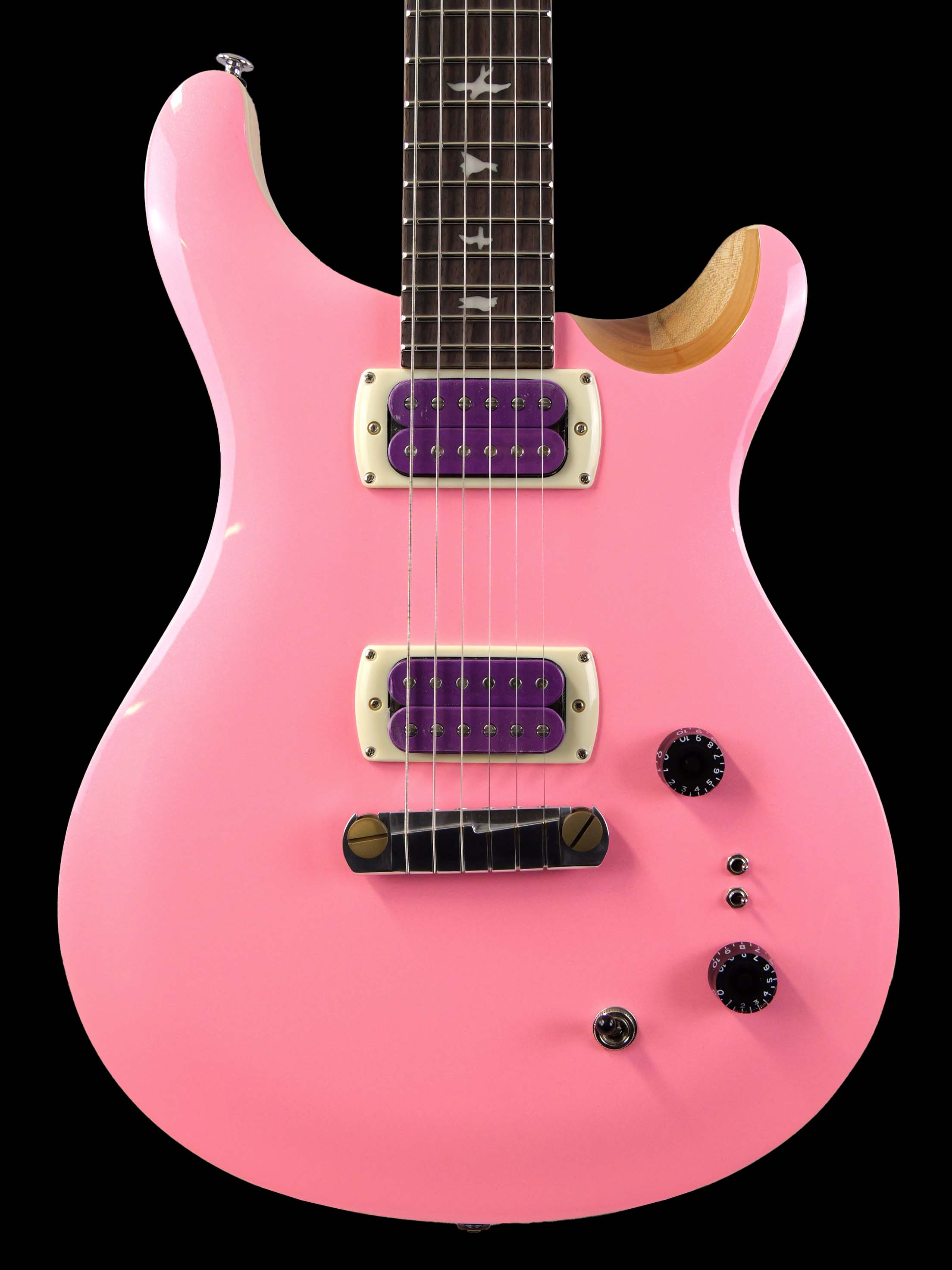 (HOLD)Paul Reed Smith(PRS) SE Rock Lady Limited Edition Pink Pearl Top (Natural Back)