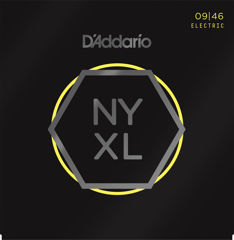 D'Addario NYXL0946 Nickel Wound, Super Light Top / Regular Bottom (9-46)