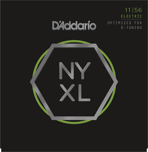 D'Addario NYXL1156 Nickel Wound, Medium Top / Extra-Heavy Bottom (11-56)