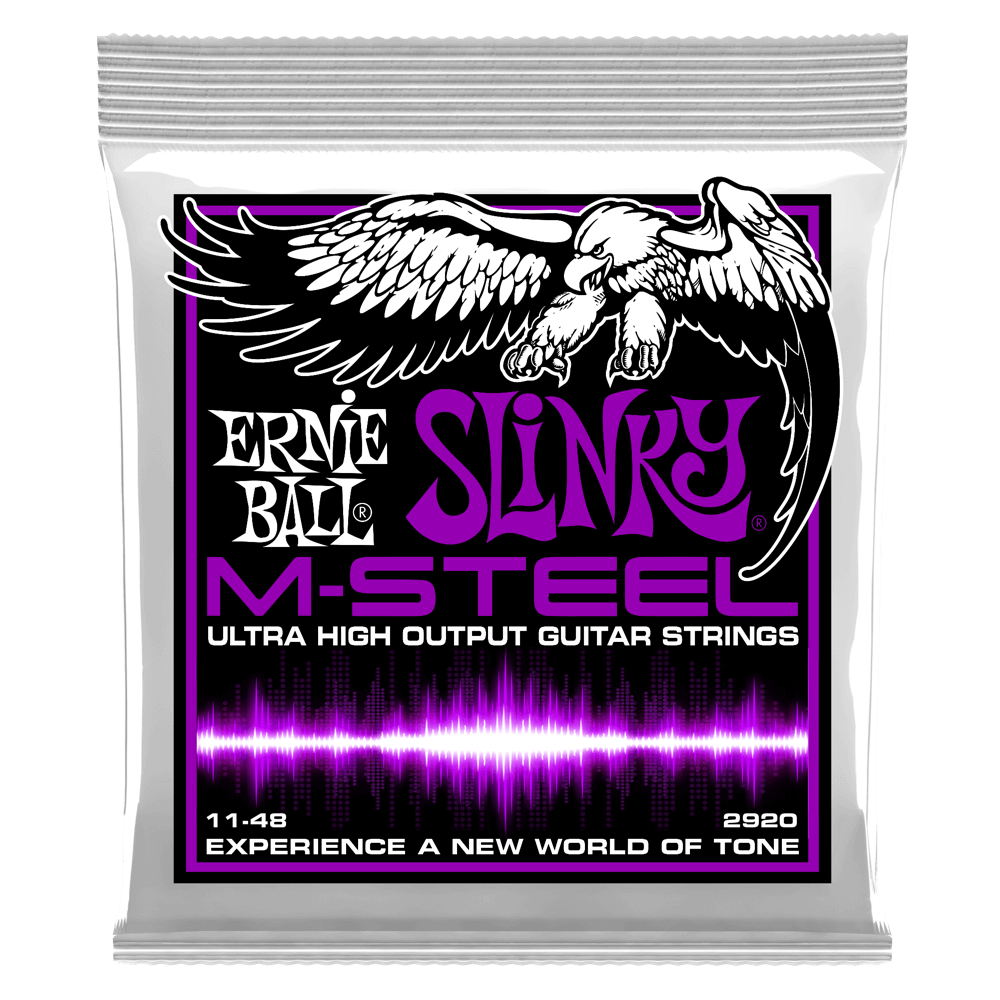 Ernie Ball 2920 Power M-STEEL Slinky (11-48)