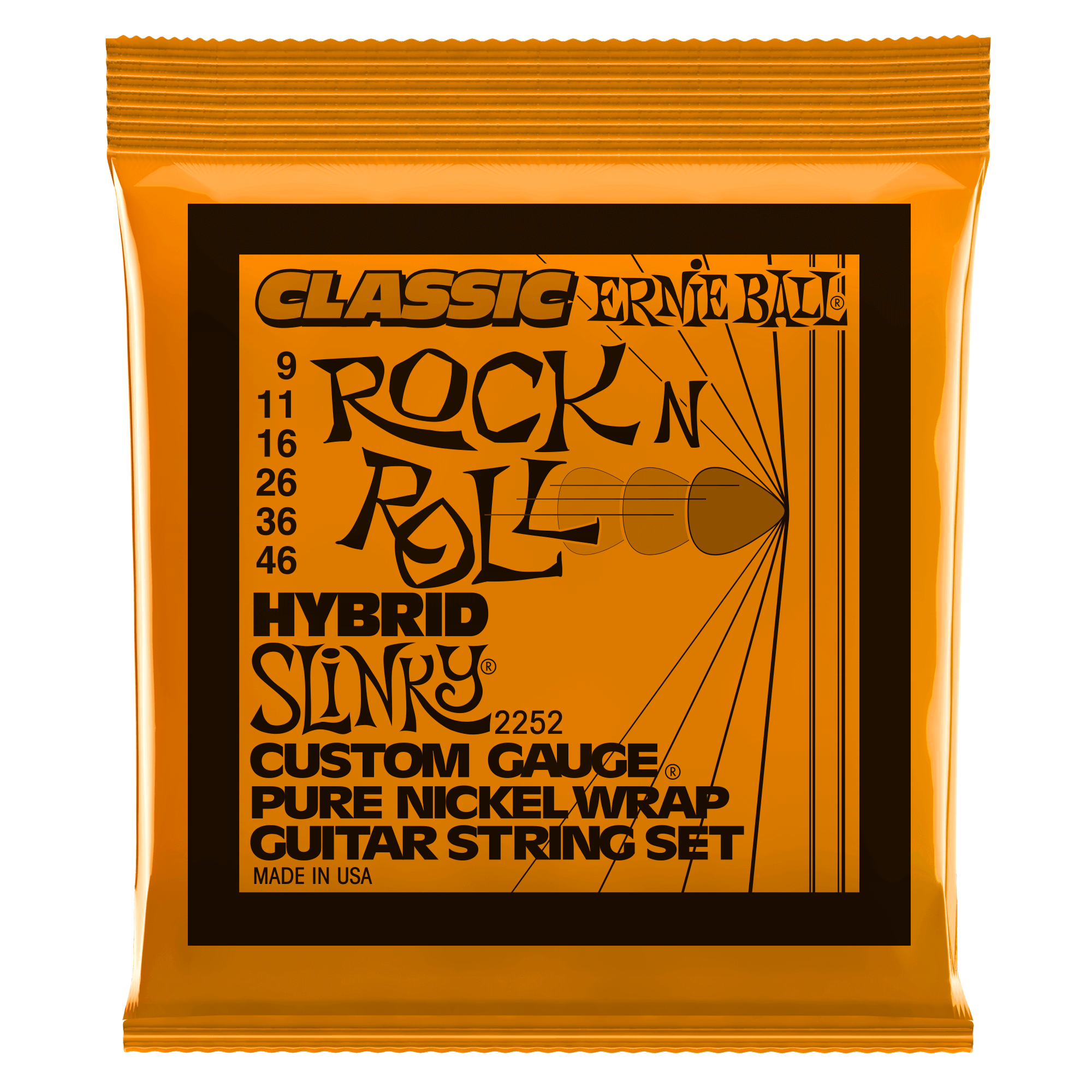 Ernie Ball 2252 Hybrid Classic Rock'n Roll (9-46)