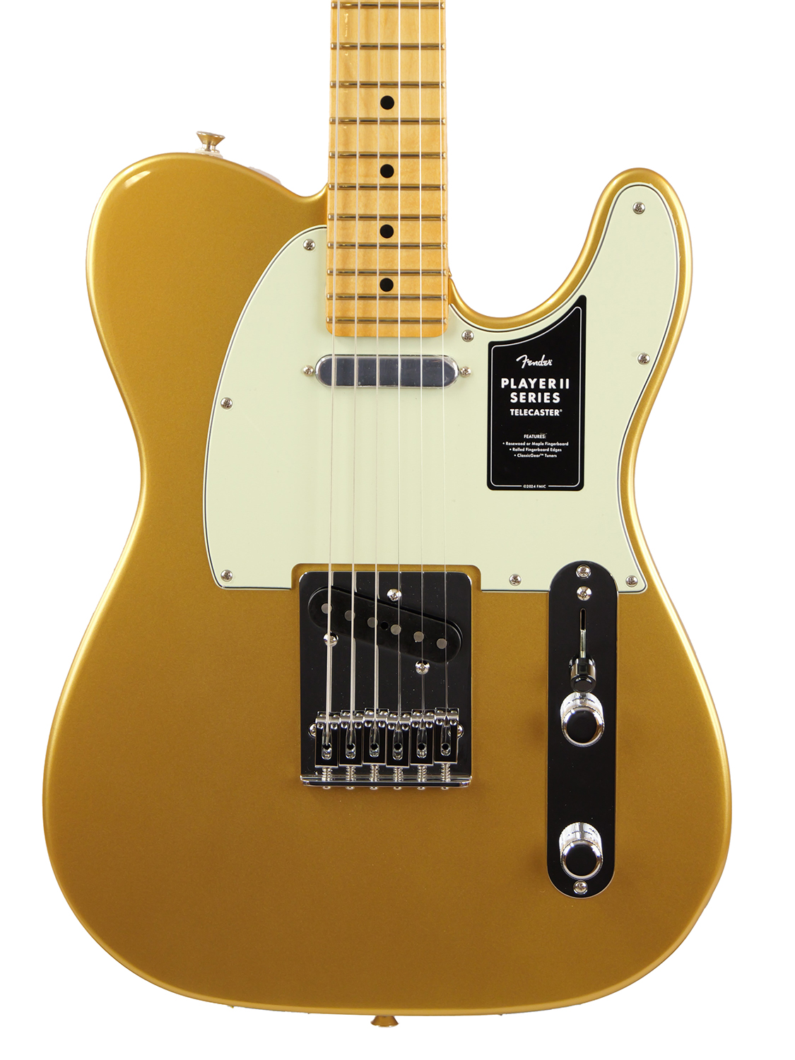 Fender 75th Anniversary Player II Telecaster (Aztec Gold)