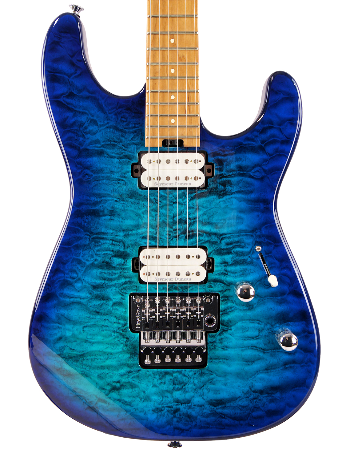 Charvel Pro-Mod Plus San Dimas Style 1 HH FR CM（Chlorine Burst）