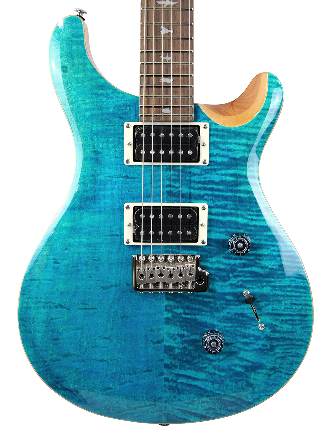Paul Reed Smith(PRS) SE Custom 24  Natural Back  (Blue Matteo)