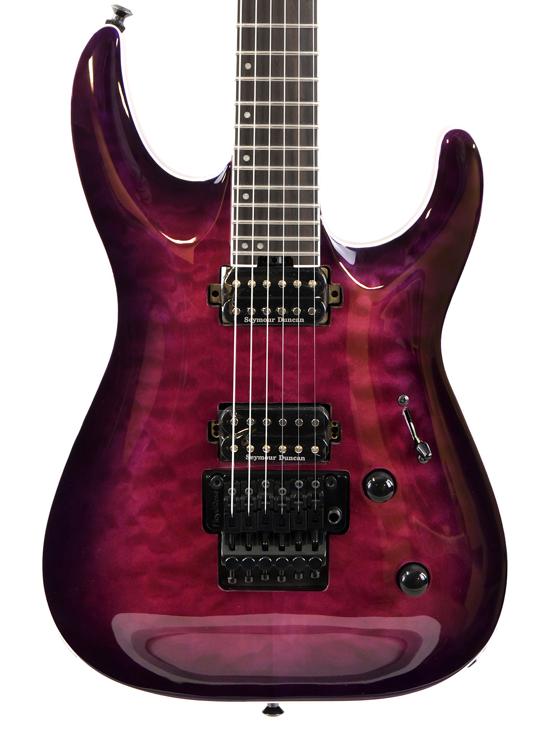 Jackson Pro Plus Series Dinky DKAQ (Transparent Purple Burst)